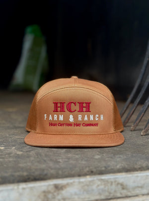HCH Farm & Ranch 7-Panel Hat by High Cotton Hat Co in Texas