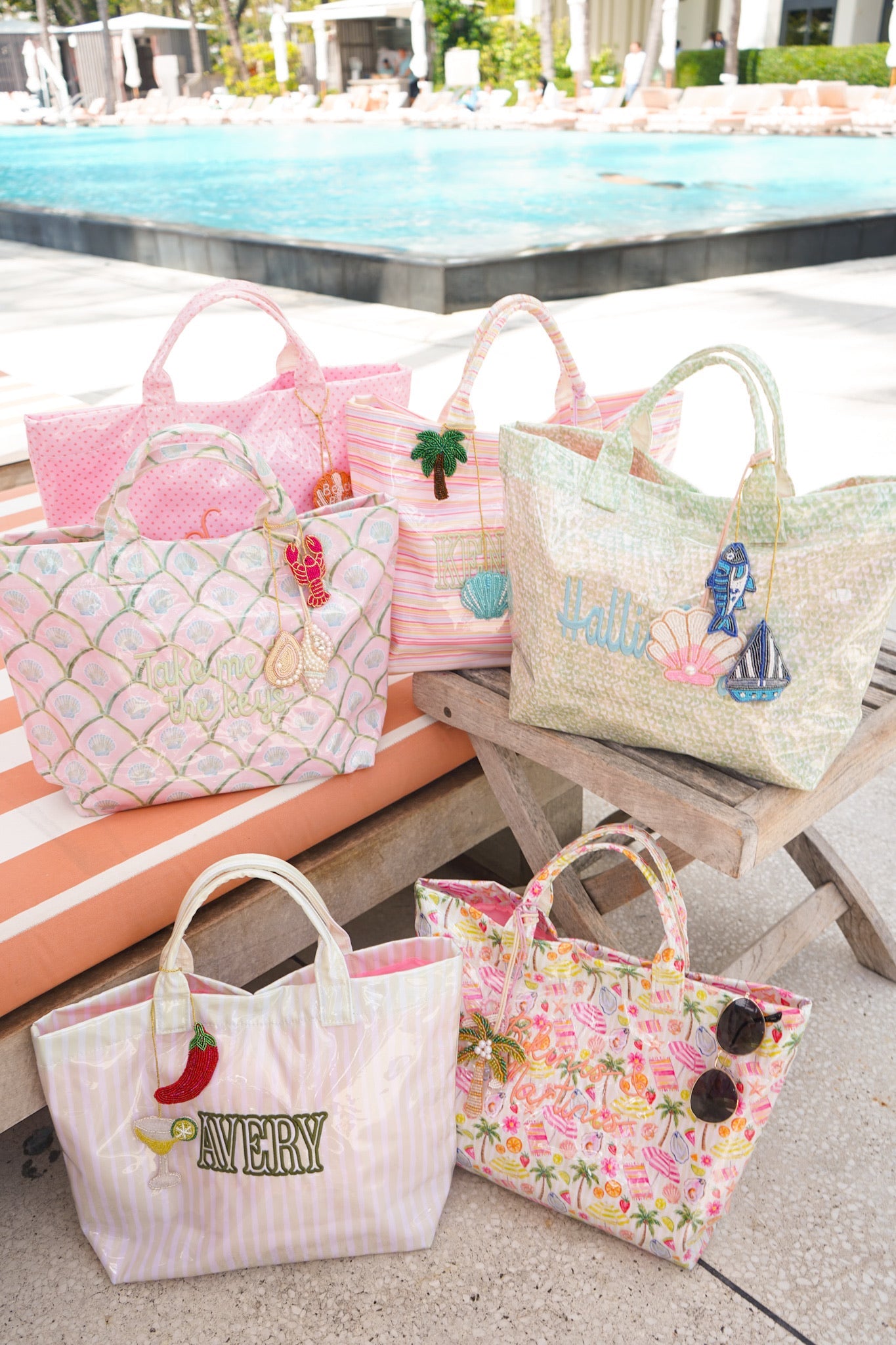 Cabana Clear Coat Tote