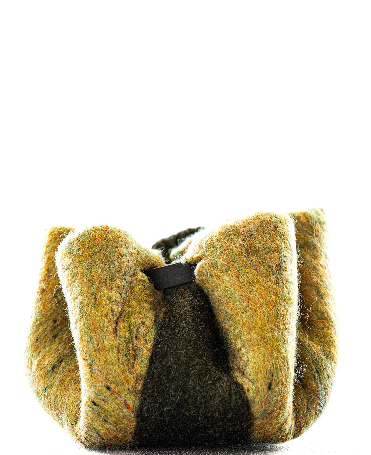 The Amy handcrafted wool bag by Comfy Bear Home