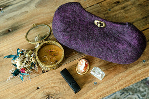 The Frances Handbag handcrafted wool bag by Comfy Bear Home - additional view 2