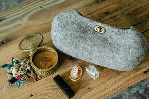 The Frances Handbag handcrafted wool bag by Comfy Bear Home - additional view 2