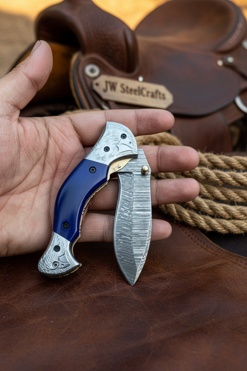 Silverline Ridge Curved Folder Knife product detail, view 3