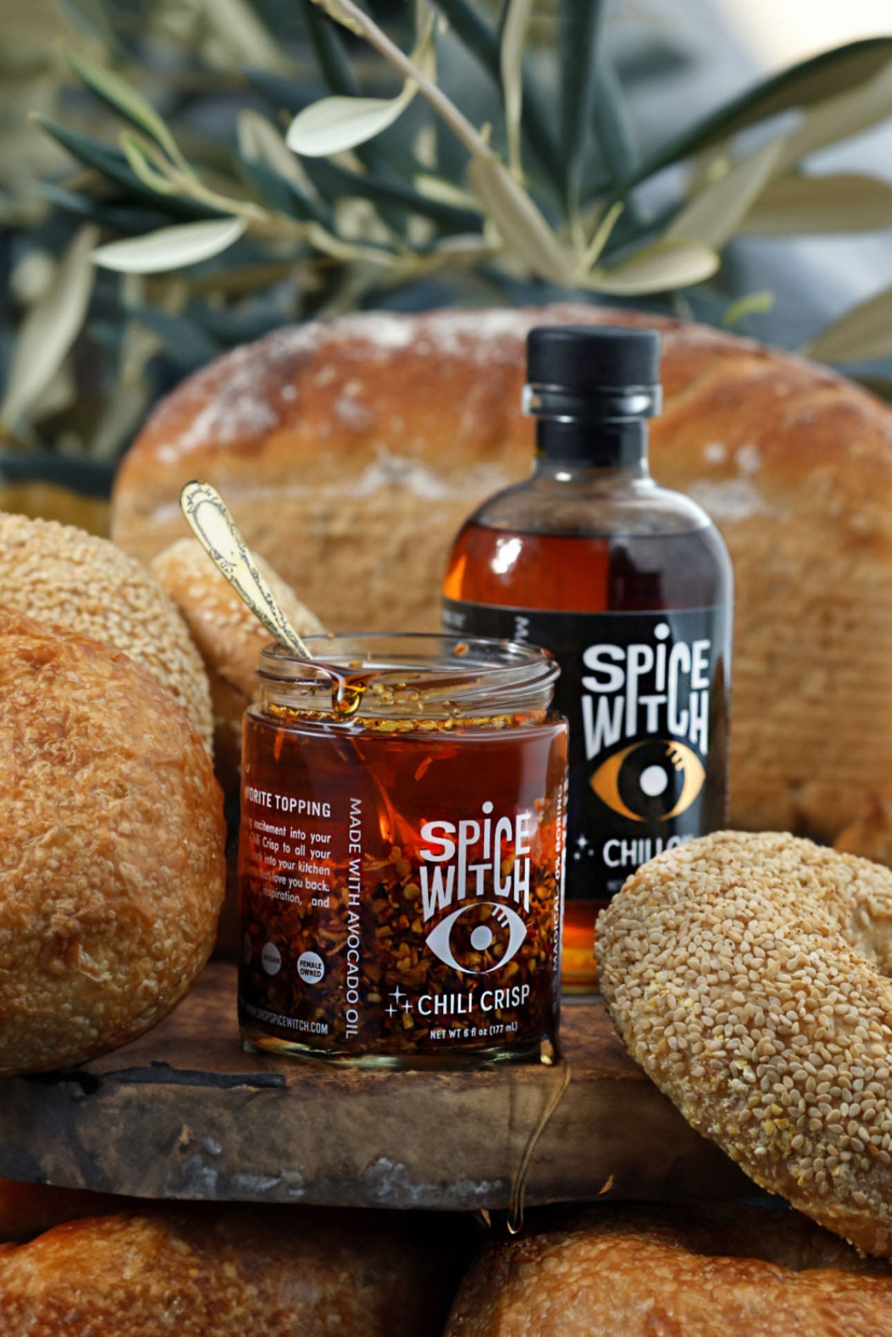Chili oil and chili crisp pantry gift by Spice Witch