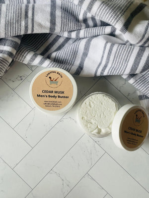 Cedar Musk Men'S Body Butter by Lustful Bath, LLC, natural skincare detail photo 2