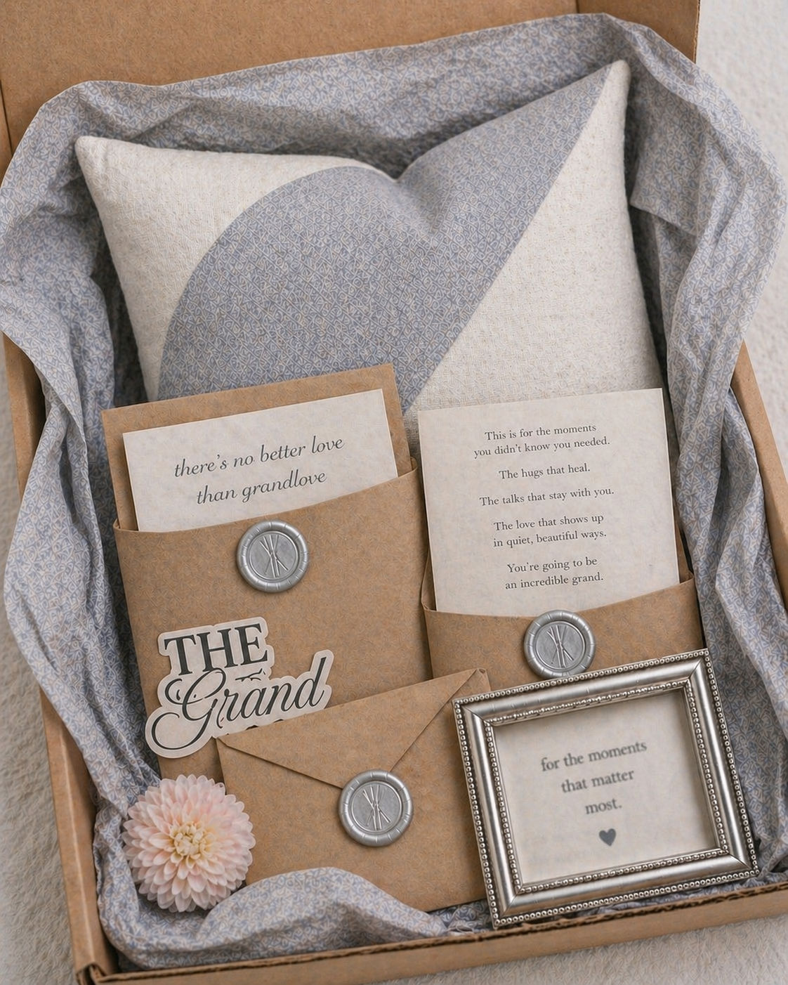 The Grand Pillow Pack for New Grandparents by PillowPackShop, product photo 2
