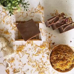 Cocoa Cashmere Handcrafted Soap by Lustful Bath, LLC, natural skincare main product photo