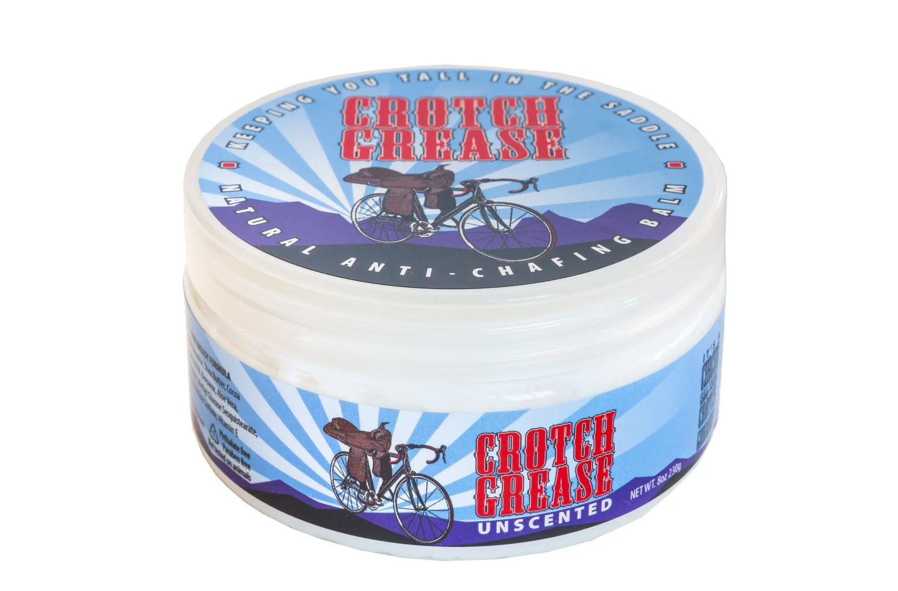 Crotch Grease 8 Oz. ~ Unscented by Essential Journeys, scented candle detail photo 6