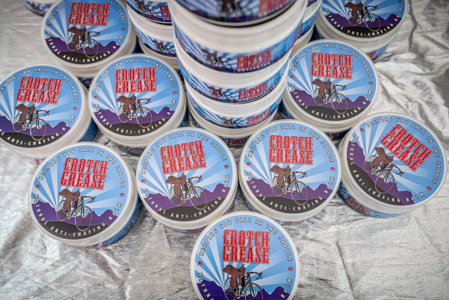Crotch Grease 8 Oz. ~ Unscented by Essential Journeys, scented candle detail photo 9