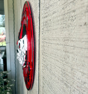 OG Georgia Bulldogs 3D Wall Sign with Steel Spiked Collar