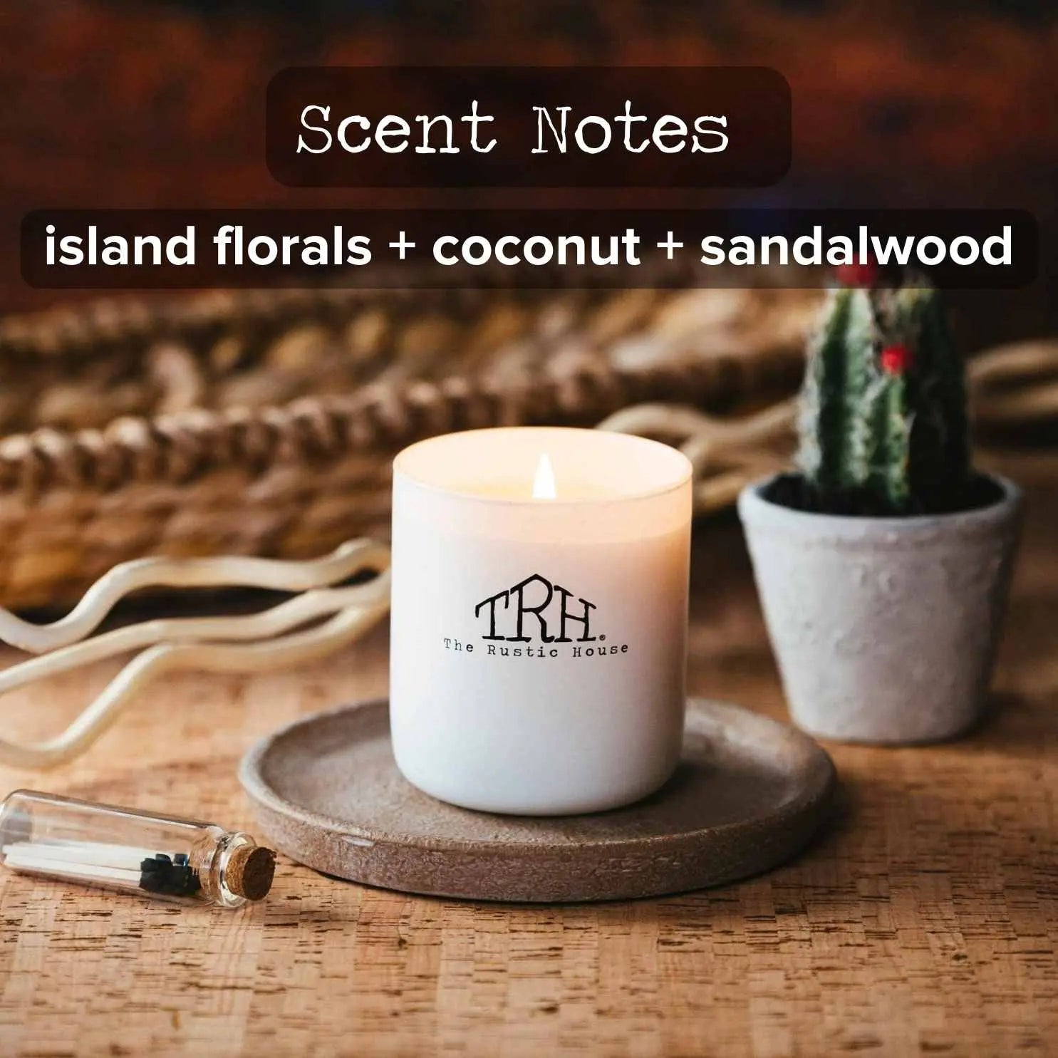 Cactus Bloom Candle The Rustic House