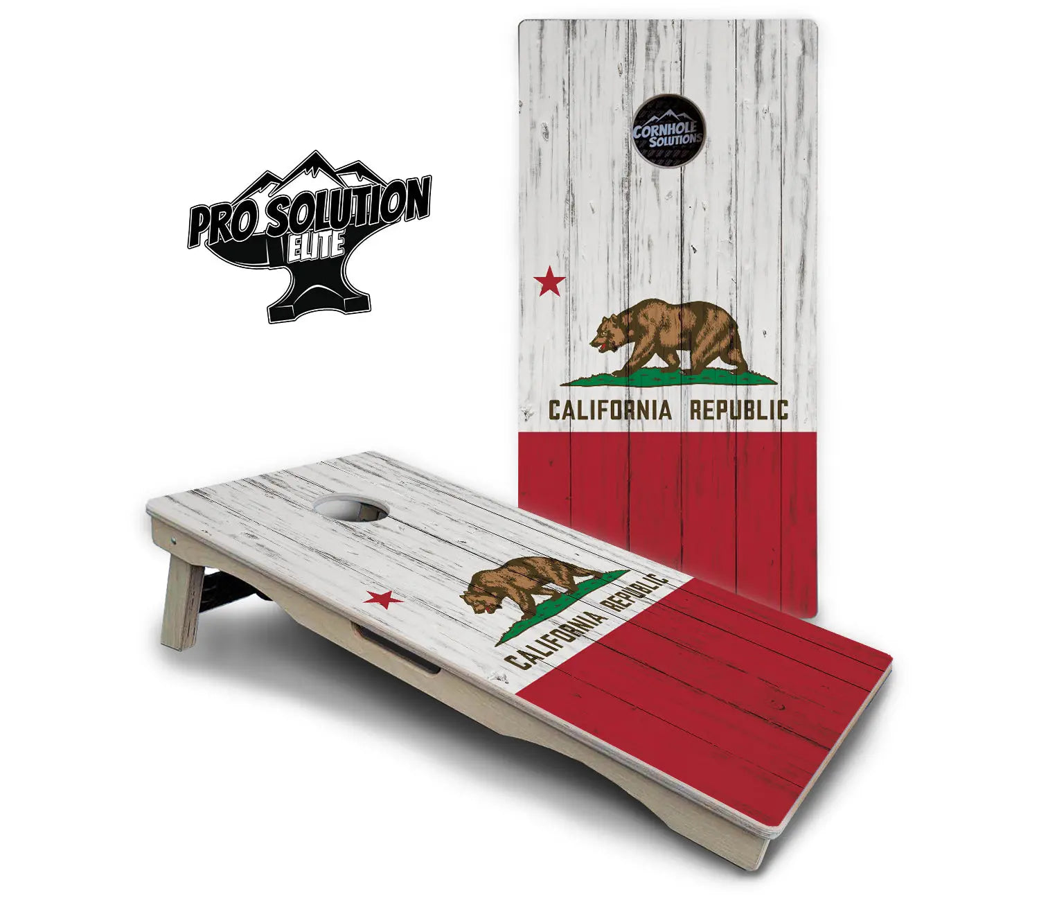 California Flag Cornhole Boards - Pro Solution Elite Series Cornhole Solutions