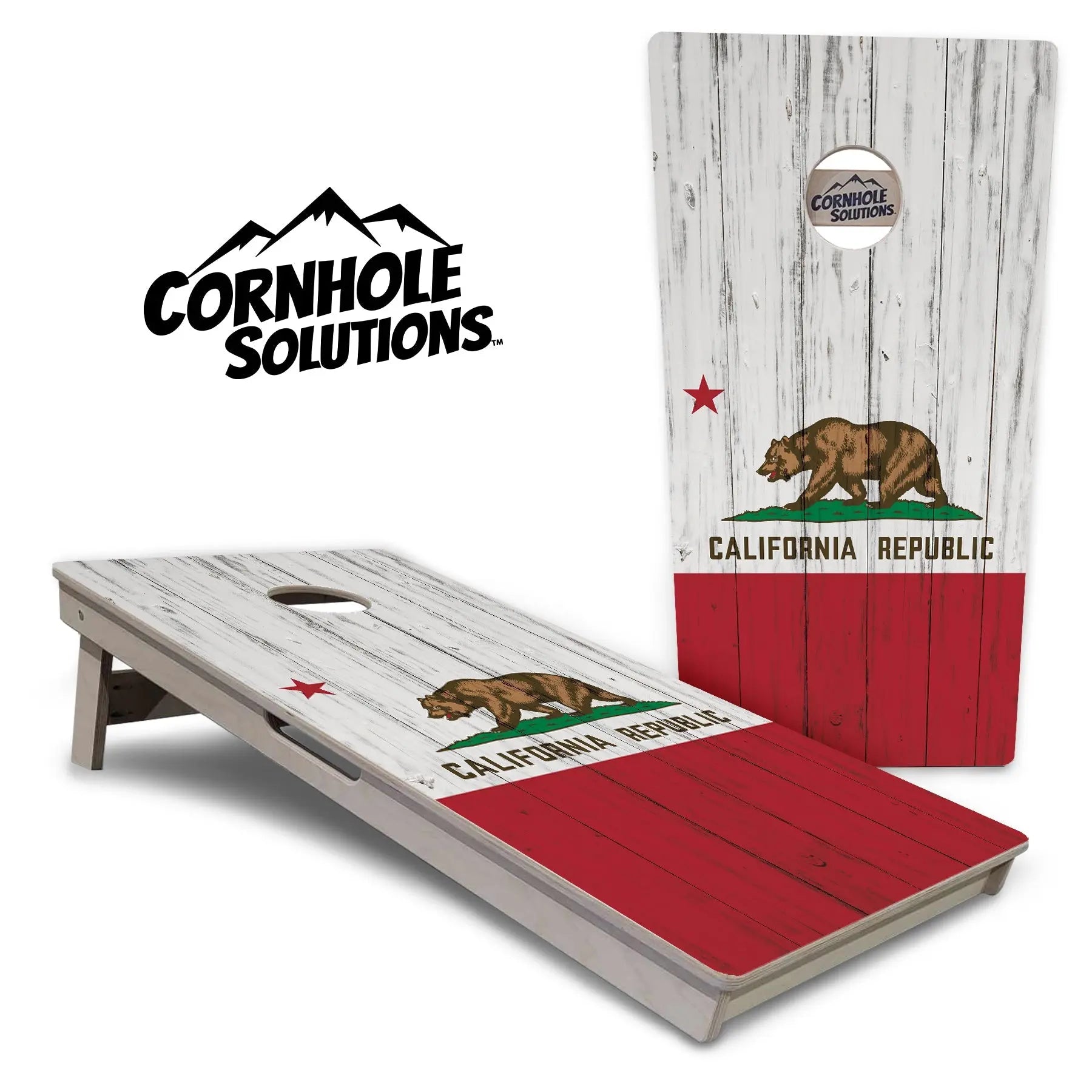 California Flag Cornhole Boards - Professional Tournament Series Cornhole Solutions