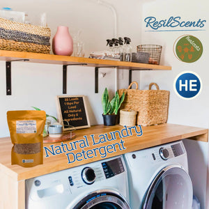Calm Waters™ Laundry Detergent | Lavender Clean – ResilScents™ by ResilScents, scented candle detail photo 4