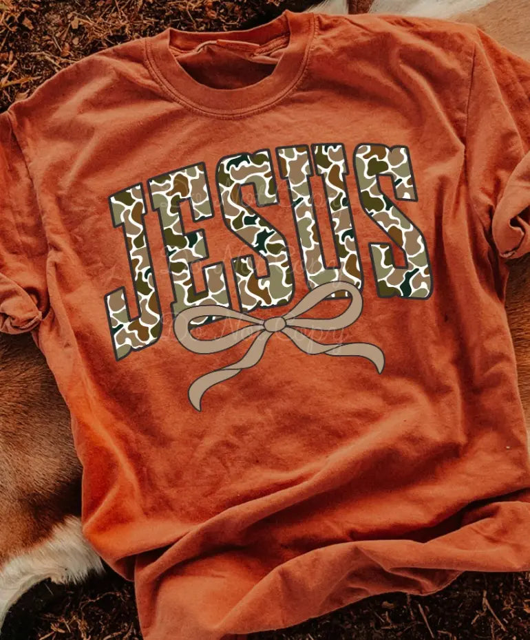 Camo Jesus Tee Southern Backroad Tees LLC