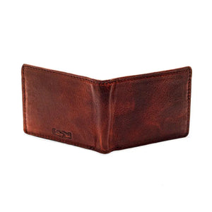 Campaign Leather Bifold Wallet by Mission Mercantile Leather Goods, handmade leather goods detail photo 5