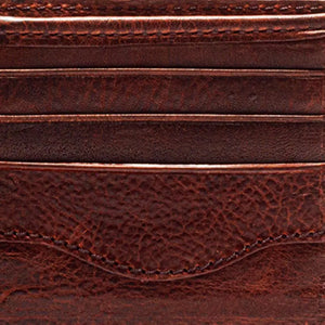 Campaign Leather Bifold Wallet by Mission Mercantile Leather Goods, handmade leather goods detail photo 6