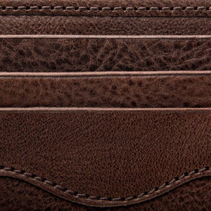 Campaign Leather Bifold Wallet by Mission Mercantile Leather Goods, handmade leather goods detail photo 11