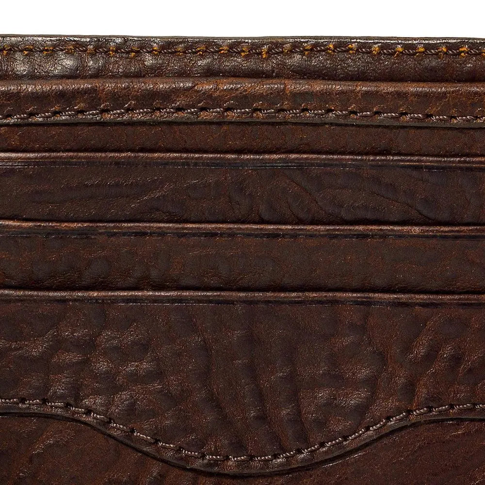 Campaign Leather Bifold Wallet by Mission Mercantile Leather Goods, handmade leather goods detail photo 17