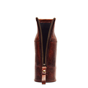 Campaign Leather Bottle Koozie Mission Mercantile Leather Goods