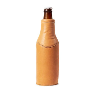 Campaign Leather Bottle Koozie Mission Mercantile Leather Goods