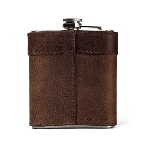 Campaign Leather Flask by Mission Mercantile Leather Goods, handmade leather goods detail photo 8
