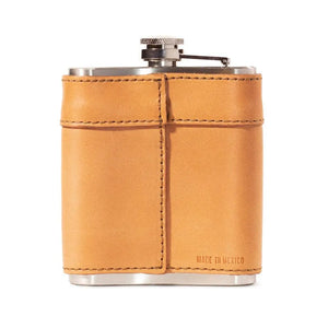 Campaign Leather Flask by Mission Mercantile Leather Goods, handmade leather goods detail photo 11