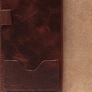 Campaign Leather Journal Cover by Mission Mercantile Leather Goods, paper gift detail photo 10