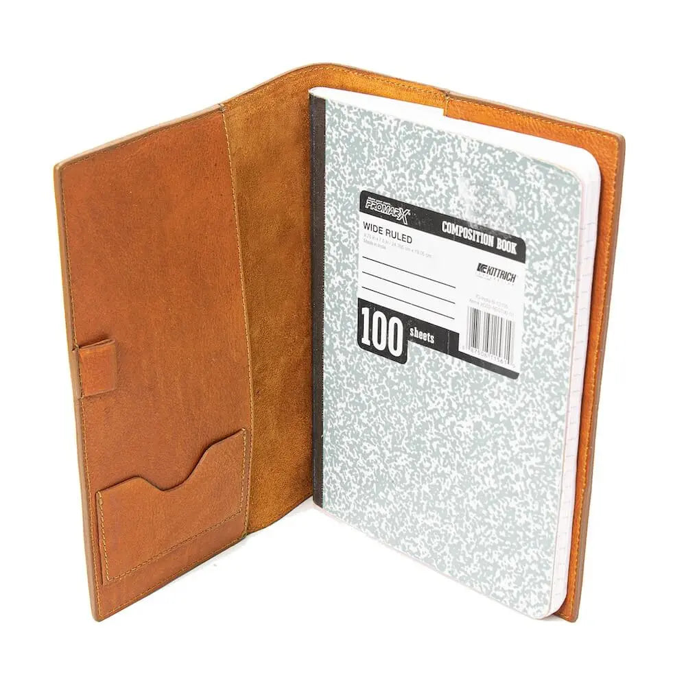 Campaign Leather Journal Cover by Mission Mercantile Leather Goods, paper gift detail photo 15