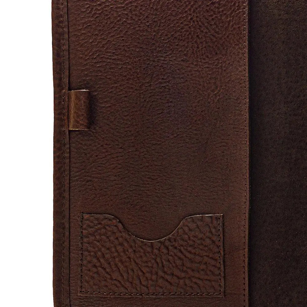 Campaign Leather Journal Cover by Mission Mercantile Leather Goods, paper gift detail photo 29
