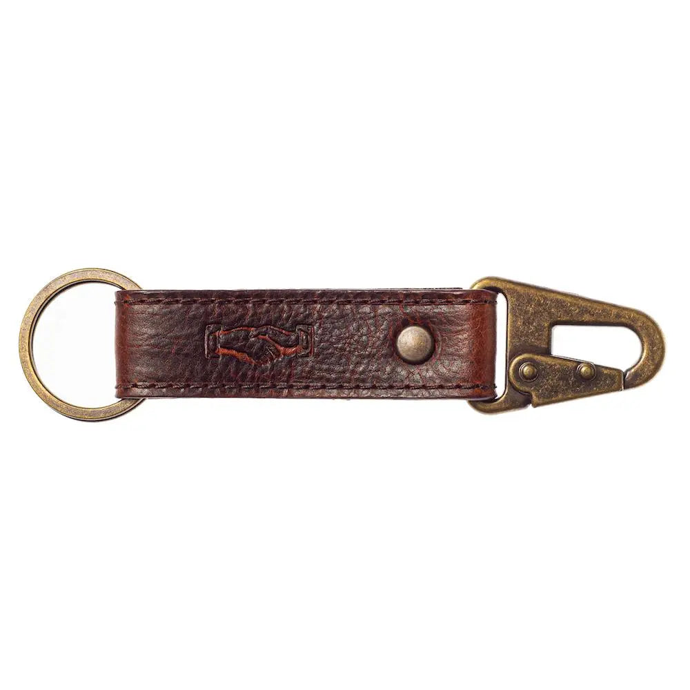 Campaign Leather Key Keeper by Mission Mercantile Leather Goods, handmade leather goods detail photo 4