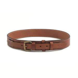 Campaign Leather Ranger Belt by Mission Mercantile Leather Goods, handmade leather goods detail photo 18
