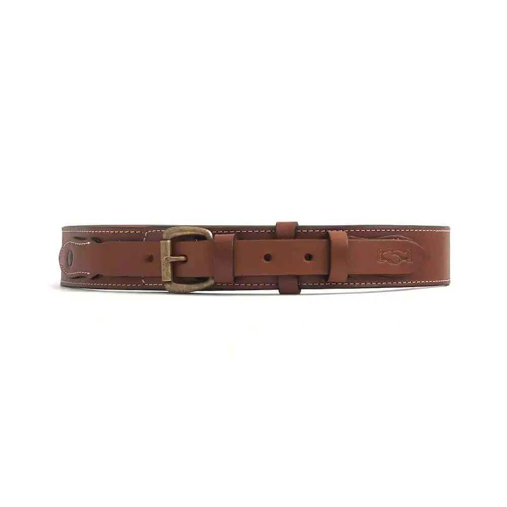 Campaign Leather Ranger Belt by Mission Mercantile Leather Goods, handmade leather goods detail photo 19