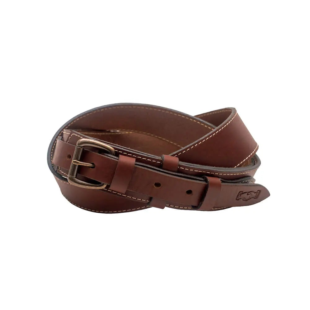 Campaign Leather Ranger Belt by Mission Mercantile Leather Goods, handmade leather goods detail photo 36