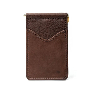 Campaign Leather Small Wallet by Mission Mercantile Leather Goods, handmade leather goods detail photo 3