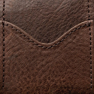 Campaign Leather Small Wallet by Mission Mercantile Leather Goods, handmade leather goods detail photo 7