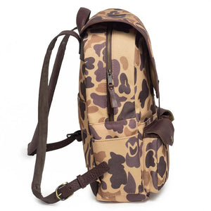 Campaign Waxed Canvas Backpack by Mission Mercantile Leather Goods, handmade leather goods detail photo 27