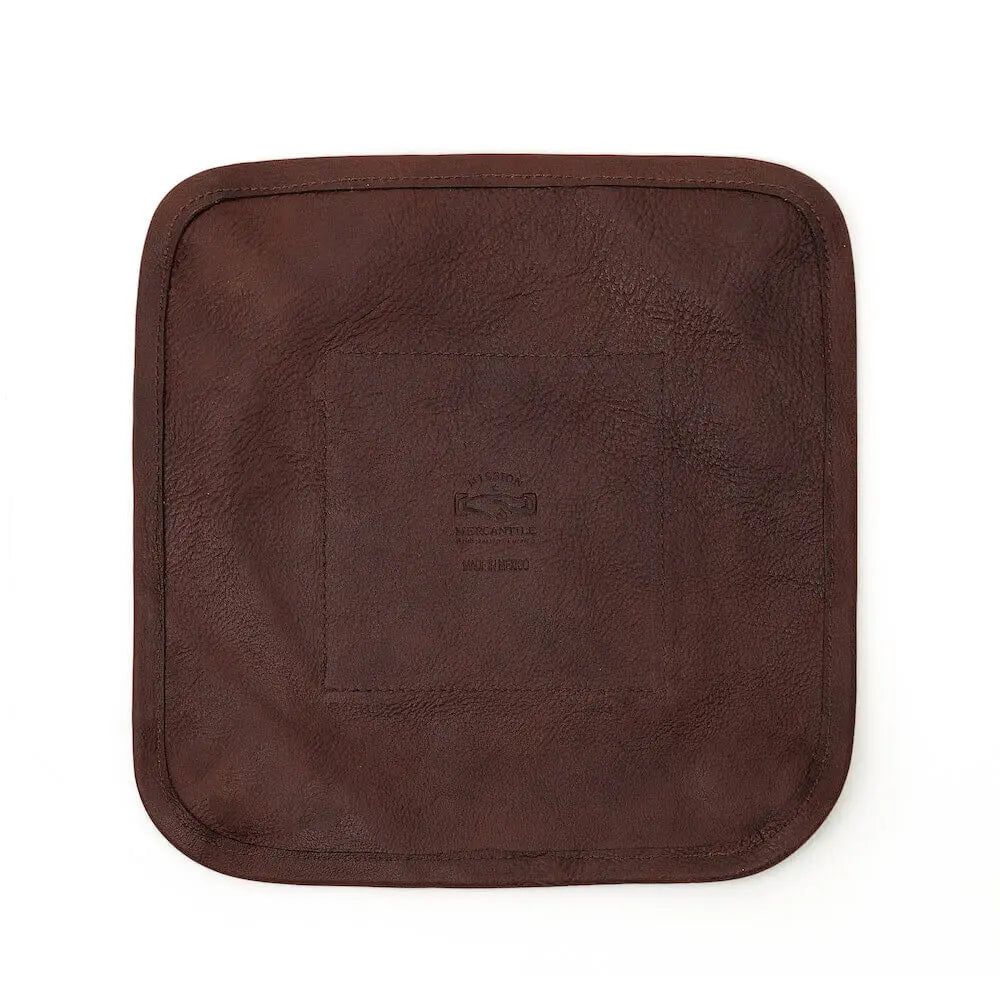 Campaign Waxed Canvas Desk Caddy by Mission Mercantile Leather Goods, handmade leather goods detail photo 8