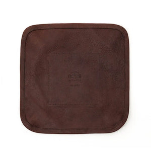 Campaign Waxed Canvas Desk Caddy by Mission Mercantile Leather Goods, handmade leather goods detail photo 8