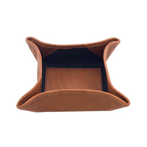 Campaign Waxed Canvas Desk Caddy by Mission Mercantile Leather Goods, handmade leather goods detail photo 12