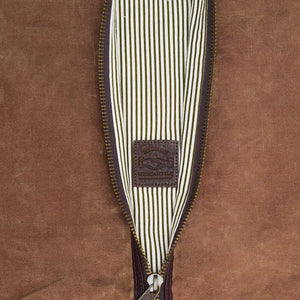 Campaign Waxed Canvas Garment Bag by Mission Mercantile Leather Goods, handmade leather goods detail photo 9