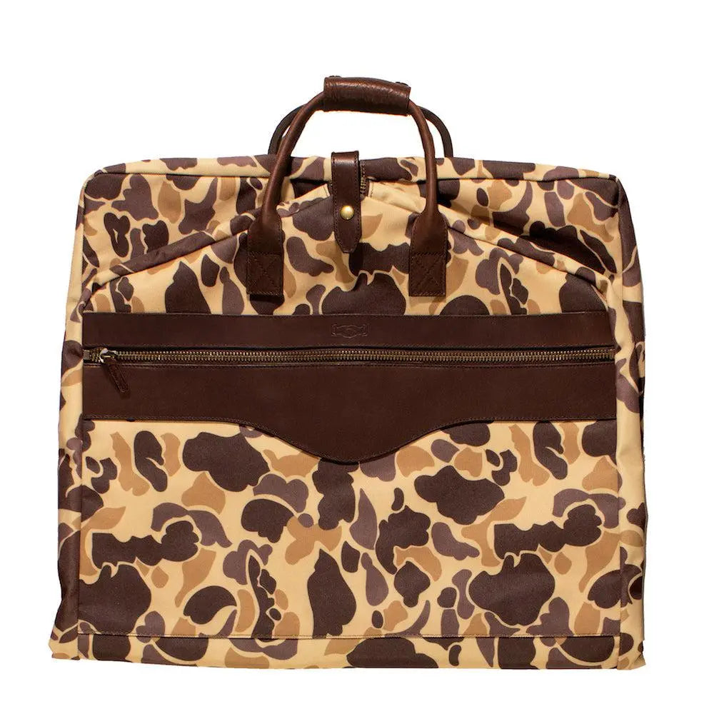 Campaign Waxed Canvas Garment Bag by Mission Mercantile Leather Goods, handmade leather goods detail photo 14