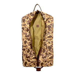 Campaign Waxed Canvas Garment Bag by Mission Mercantile Leather Goods, handmade leather goods detail photo 15