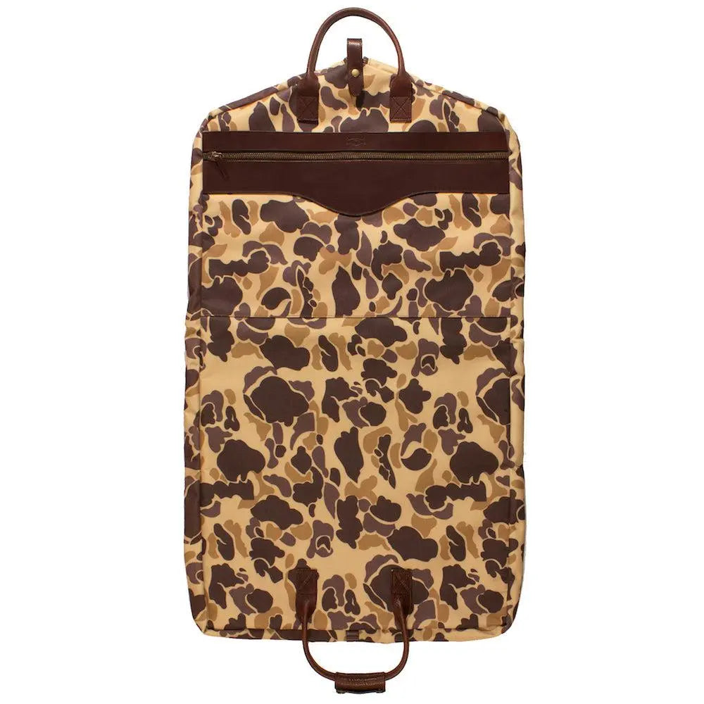 Campaign Waxed Canvas Garment Bag by Mission Mercantile Leather Goods, handmade leather goods detail photo 17