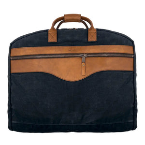 Campaign Waxed Canvas Garment Bag by Mission Mercantile Leather Goods, handmade leather goods detail photo 18