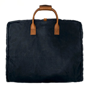 Campaign Waxed Canvas Garment Bag by Mission Mercantile Leather Goods, handmade leather goods detail photo 19