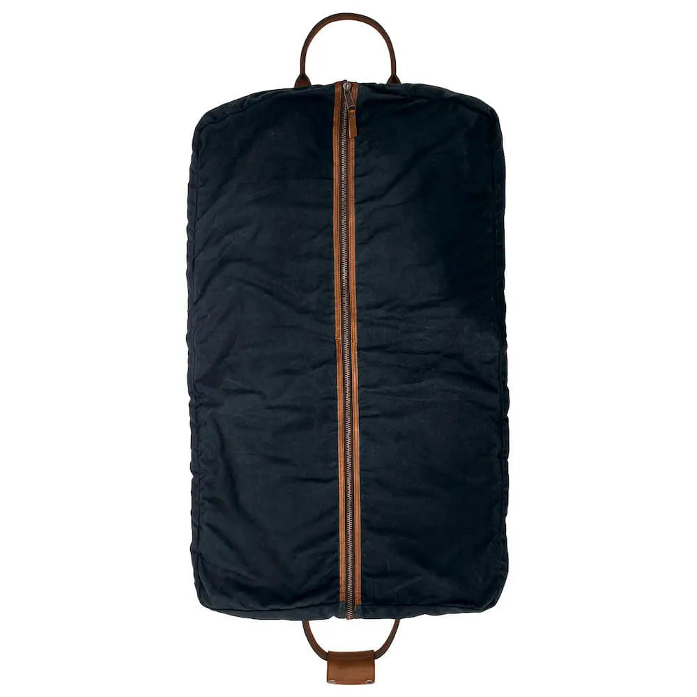 Campaign Waxed Canvas Garment Bag by Mission Mercantile Leather Goods, handmade leather goods detail photo 20