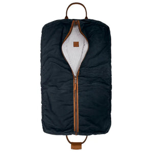 Campaign Waxed Canvas Garment Bag by Mission Mercantile Leather Goods, handmade leather goods detail photo 21