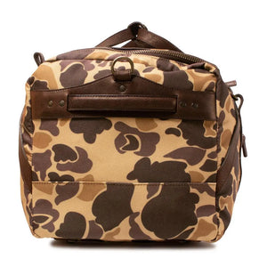 Campaign Waxed Canvas Large Duffle Bag by Mission Mercantile Leather Goods, handmade leather goods detail photo 33