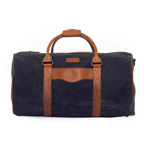Campaign Waxed Canvas Large Field Duffle Bag by Mission Mercantile Leather Goods, handmade leather goods detail photo 14