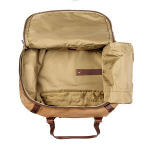 Campaign Waxed Canvas Medium Duffle Bag Mission Mercantile Leather Goods
